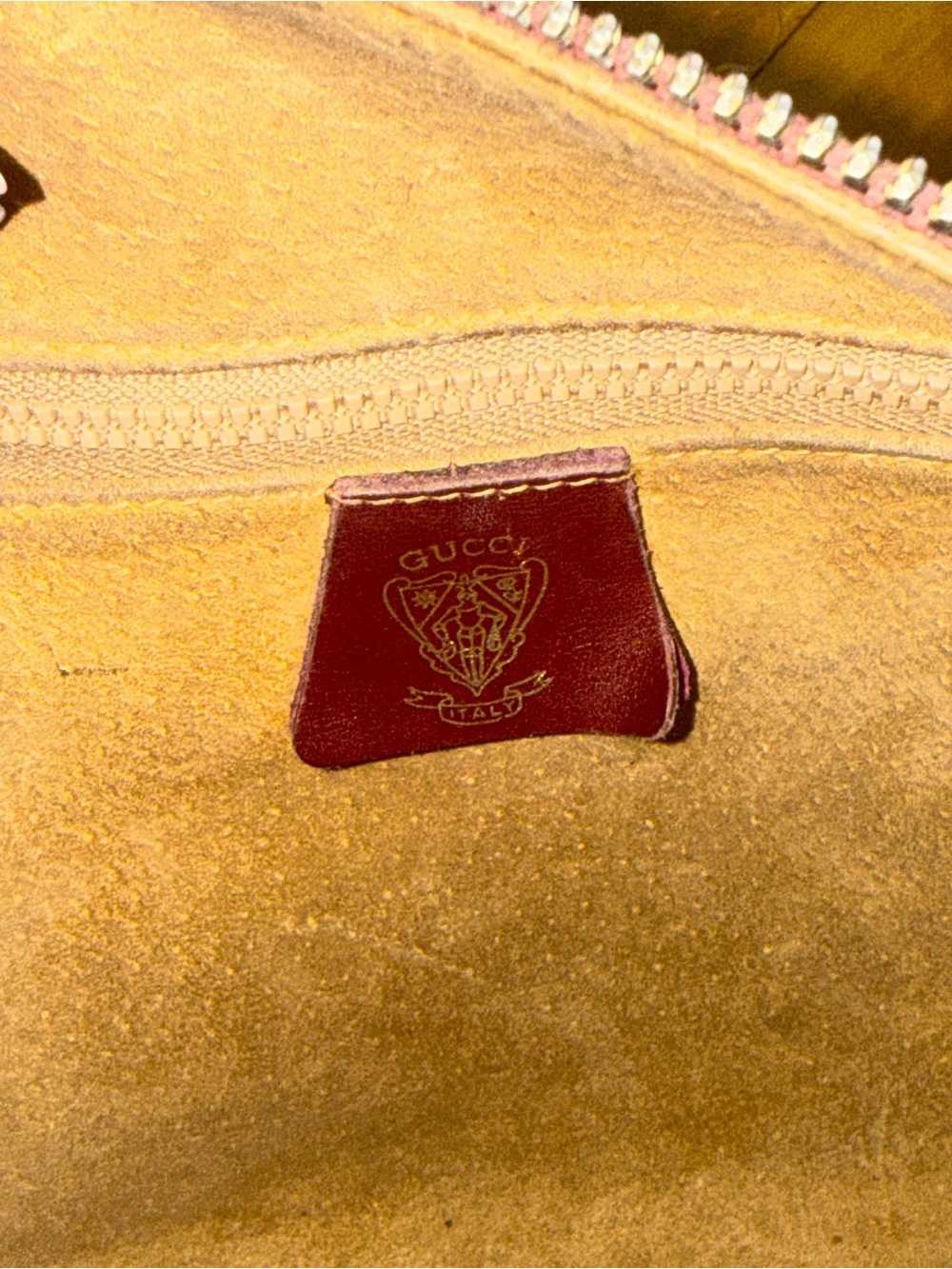 Vintage 1970s Gucci Monogram Canvas Boston Bag - Picture 9 of 14